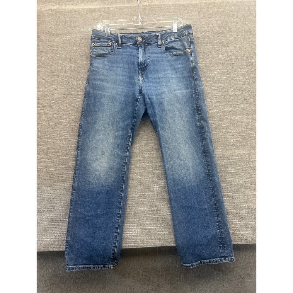 American Eagle Outfitters Jeans Mens 32x30 Blue Denim Faded Airflex Athletic Fit